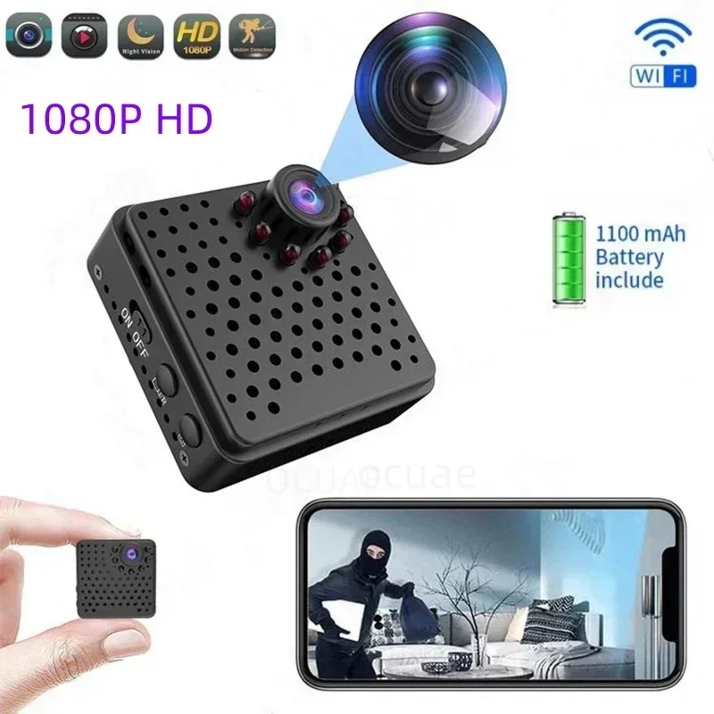 

1080P HD Mini Wifi Camera Night Vision Wireless Webcam Smart Home Motion Detection Micro Smart IP Surveillance Camcorders Espia