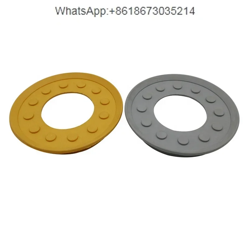 Circular vacuum suction cup cover rubber plate for single chip numerical control machining center