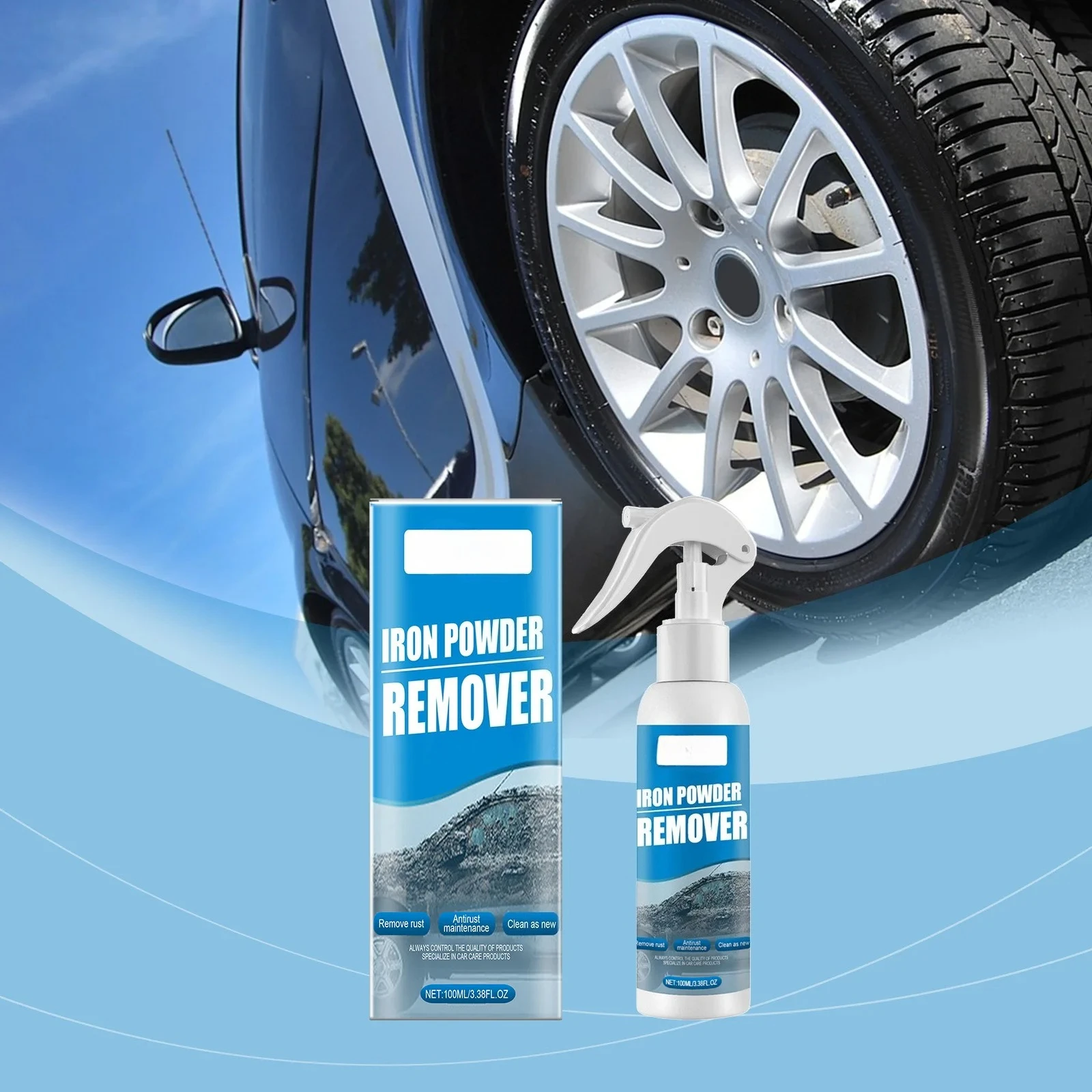 1-3PCS Metal Rust Remover Multifunctional Automotive Wheel Polishing And Refurbishing Agent Faucet Stainless Steel RustRemover