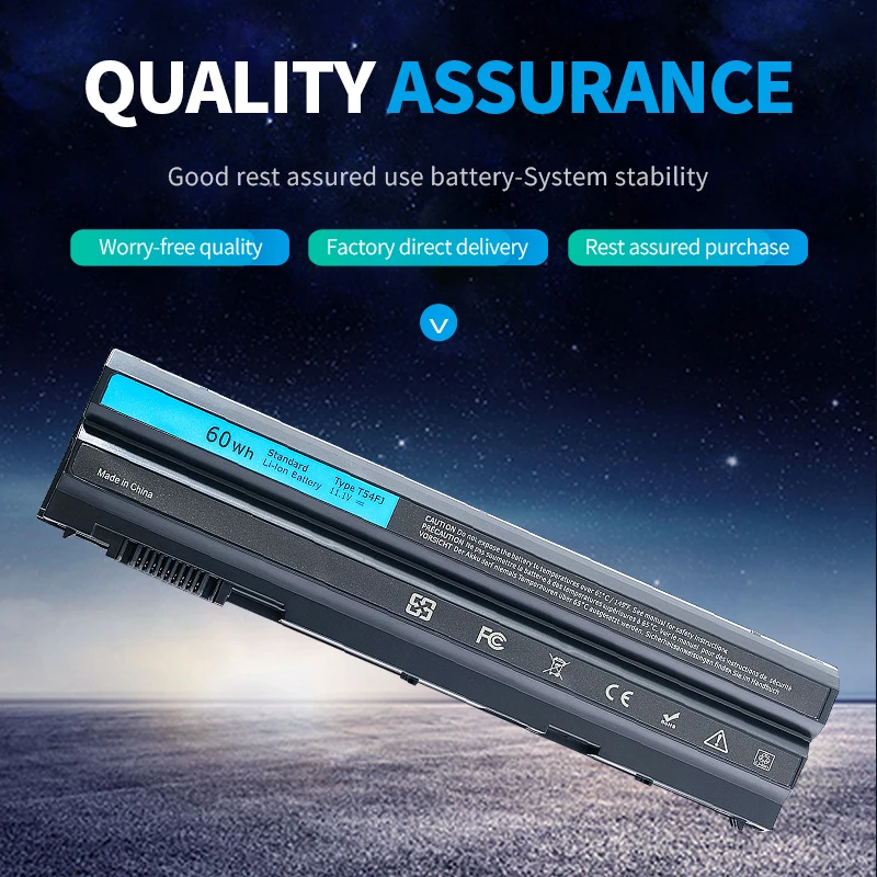 T54FJ E6420 E6430 Battery for Dell Latitude E5430 E5520 E5530 E6520 Inspiron 14R 4420 5420 15R 5520 7520 17R 7720 T54F