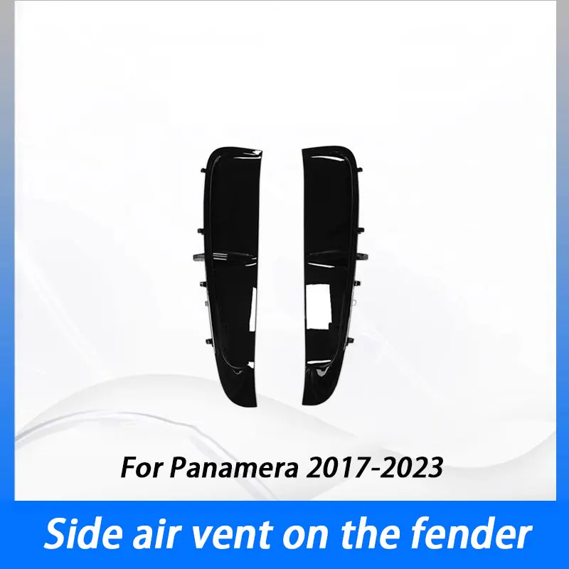 

For Porsche Panamera 971 2017 2018 2019-2023 Car Front Fender Decorative Strip Side Vent Fender Modification Auto Accessories