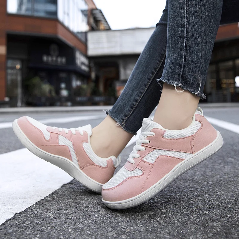 2024 Summer Wide Barefoot Flats Shoes for Women Outdoor Women's Minimalist Wider Toe Casual Walking Footwear Shoe Size 36-42