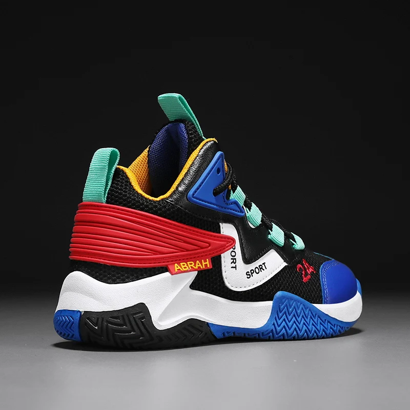 

Детские баскетбольные кроссовки, противоскользящие спортивные армейские ботинки, уличные дышащие мягкие кроссовки, спортивная обувь с высоким берцем для мальчиков