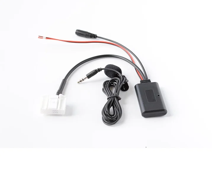 New Car AUX Audio Cable Adapter Bluetooth Mic For Subaru Outback Forester Car Bluetooth Kit