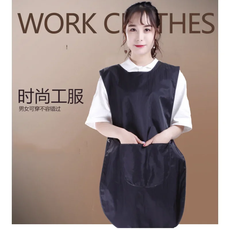 1Pc Waterproof Salon Hairdressing Apron Front-Back Hair Cutting Cape for Barber Hairstylist Styling Cloth