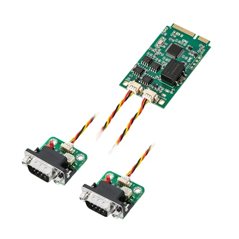 

Модуль MiniPCI E-CAN Интерфейсная карта MINI PCI-E-CAN Двухканальная карта USB-CAN с изоляцией