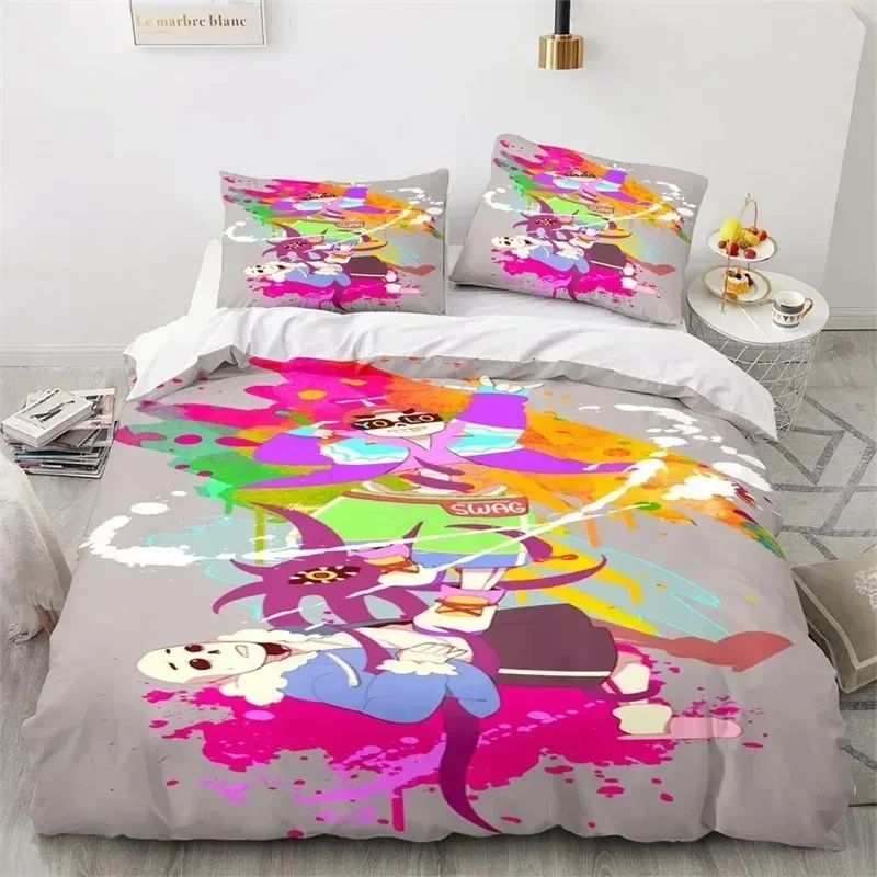 Game Undertale Frisk Sans 3D NEW Duvet Cover Pillowcase Bedding Set Adult Girl Bedroom Decoration Children Single Double Large