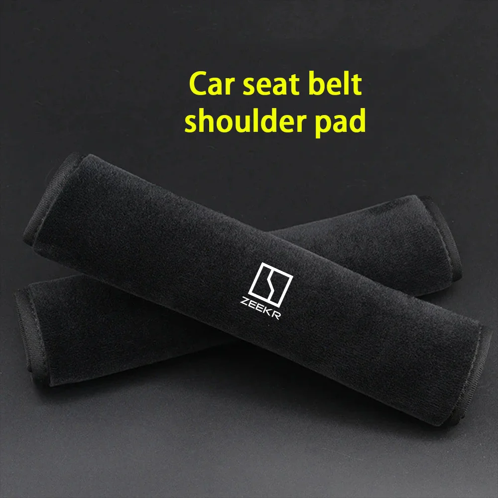 Car seat belt plush shoulder pad,anti-wear shoulder pad,car accessories,for ZEEKR X 001 009 2022 2023 2024 FR 007GT EX1E MIX X