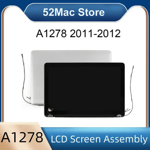 98-99Nuevo conjunto completo de pantalla LCD A1278 para Macbook Pro 13 ''A1278 reemplazo de pantalla 2011 2012 661-5868 661-6594