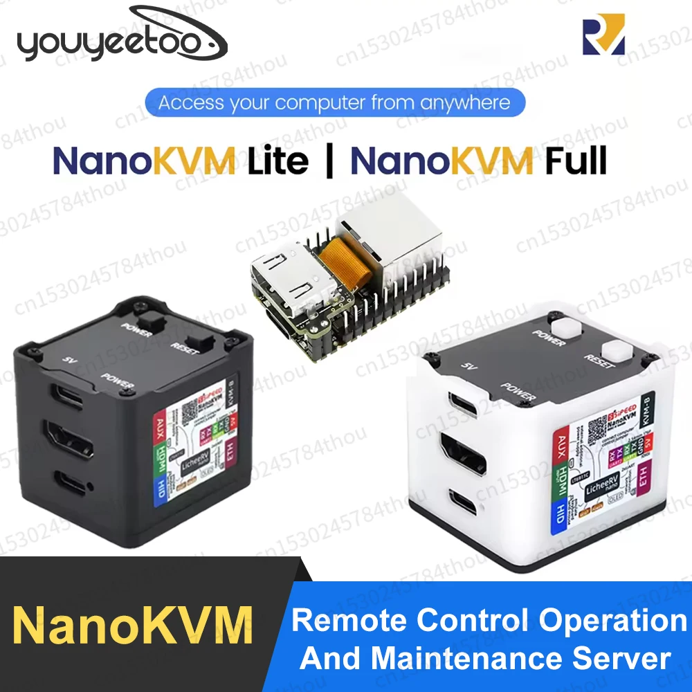 Sipeed NanoKVM PiKVM Mini Remote Control Operation And Maintenance Server HDMI Raspberry Pi Remote Serial Port LicheeRV Nano