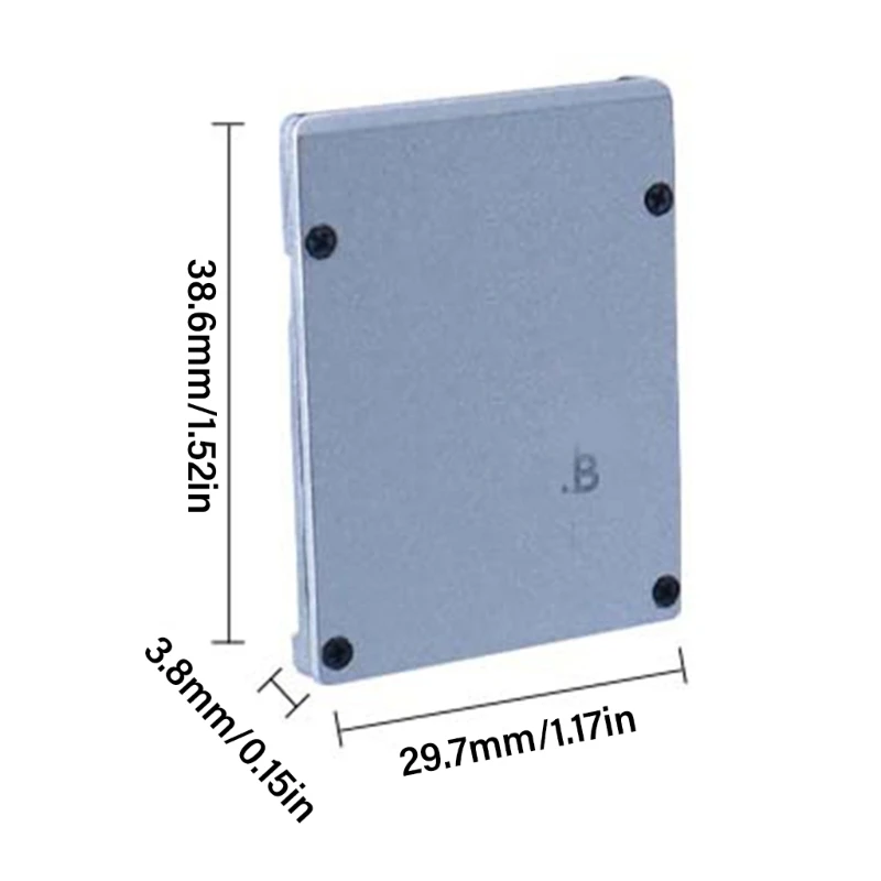 Boîtier CFe TypeB en aluminium pour Conversion carte SSD 2230 pour les photographes