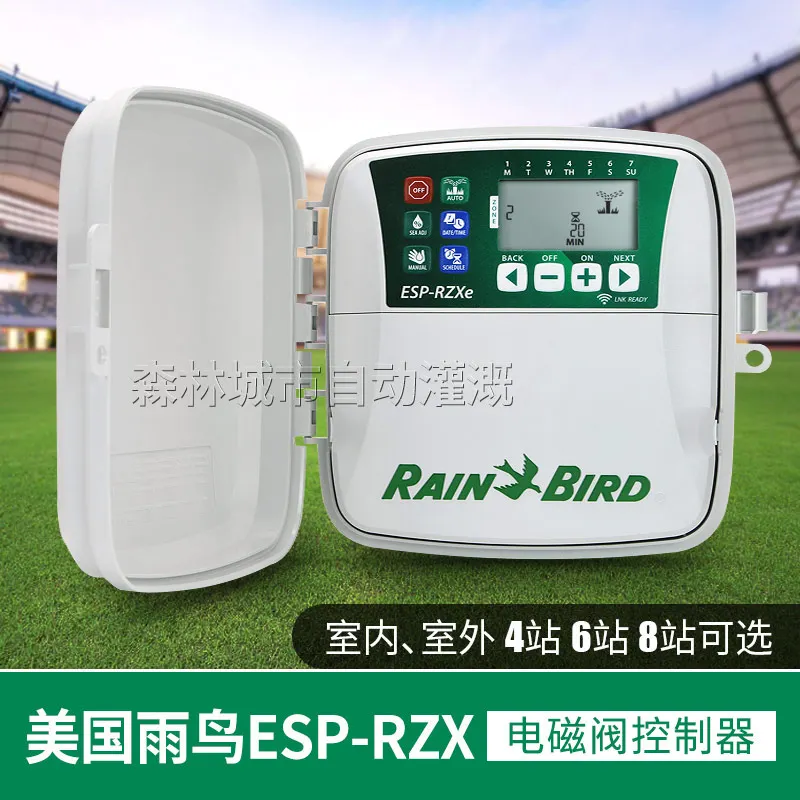 Controlador de pájaro de lluvia americano, bebedero automático, temporizador de riego inteligente para jardín, sistema de aspersor de césped y parque