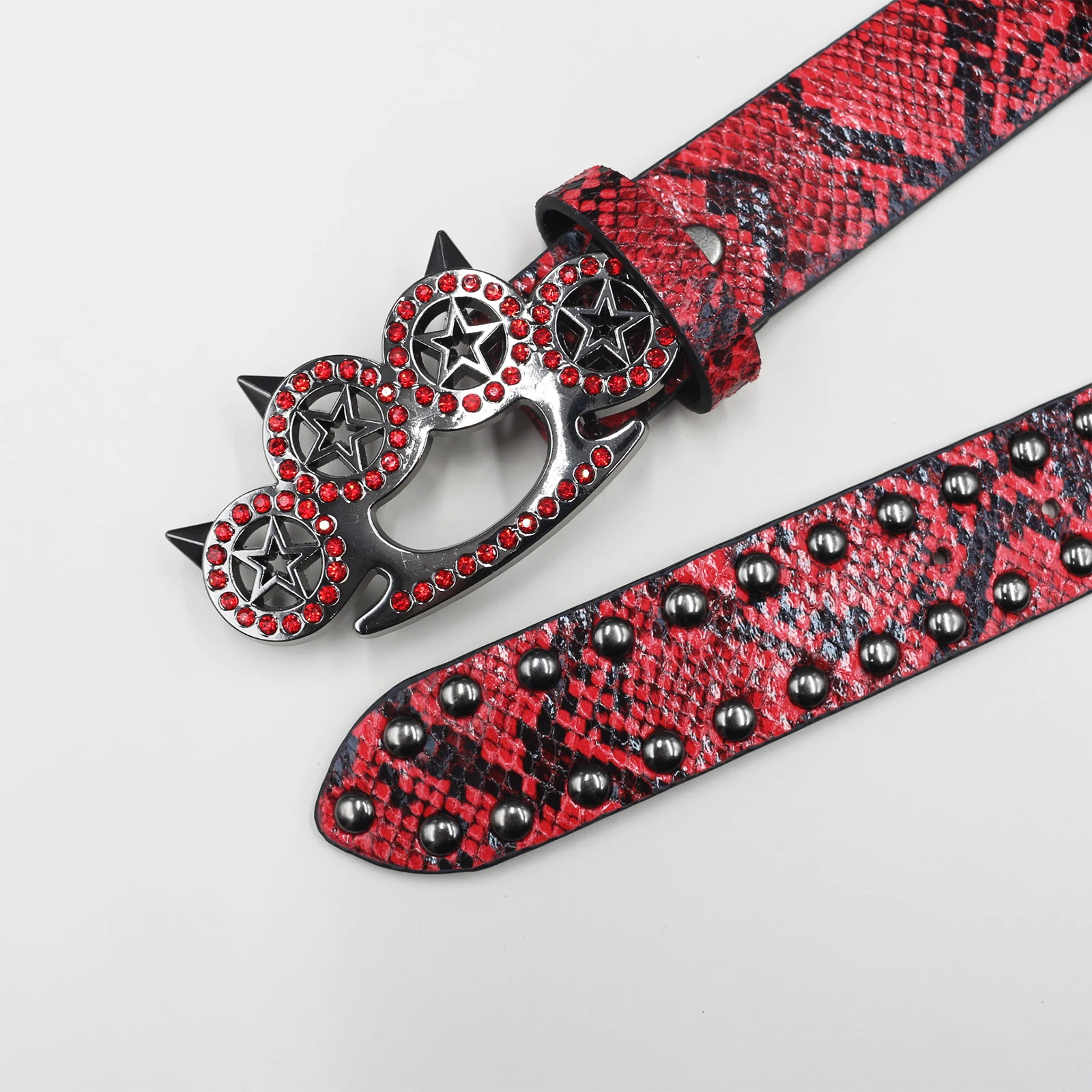 Men's Multi-Colored Y2K Cowboy Belt, Trendy Design