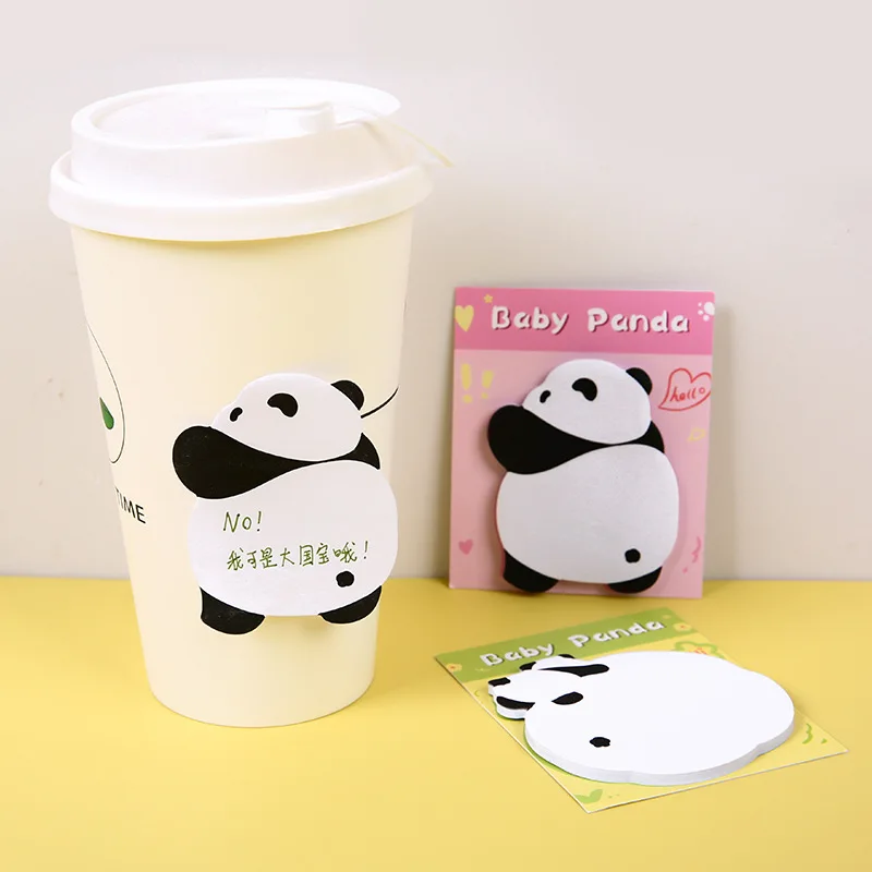 

Gift Cartoon Little Panda Note Cute High Looking Paper Strong Sticky Lovely Memo PadIns Wholesale Kawai Stationery Office School