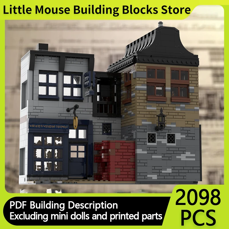 Magical Movie Model MOC Building Bricks Corner Of The Magical World Modular Technology Gifts Holiday Assemble Children Toys Suit