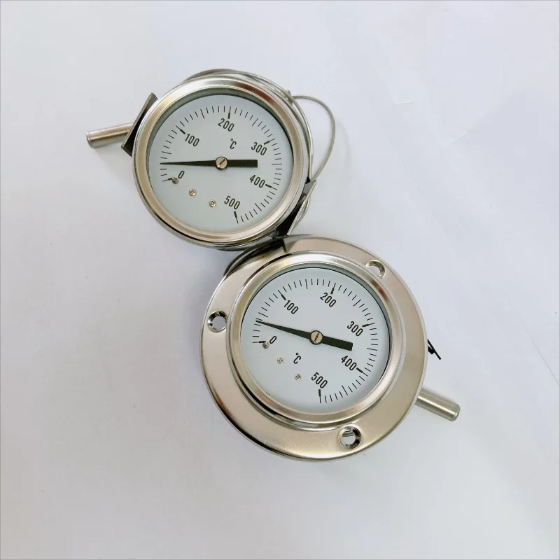 

Fireplace Stainless Steel Capillary High Temperature Gauge 0~500C/600C Pressure Type Thermometer