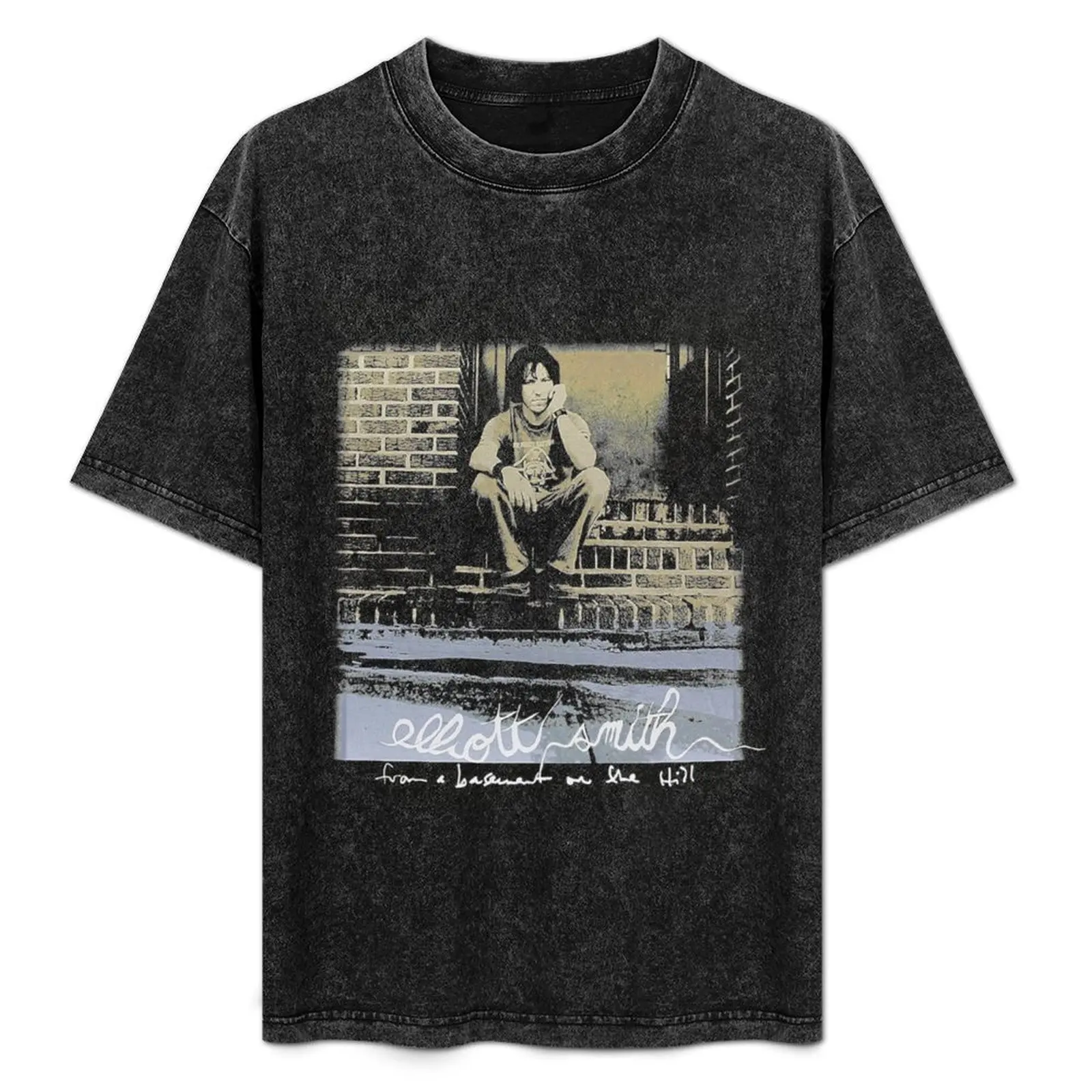 

Elliott Smith - From A Basement On The Hill T-Shirt Casual Daily Wear Short Sleeve Top