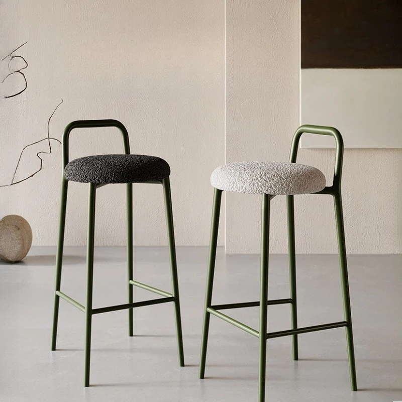 Elegant Bar Chair Counter Designer Round Makeup Bar Chair Modern Accent High Kitchen Relaxing Bancos Para Barra Hotel Furniture