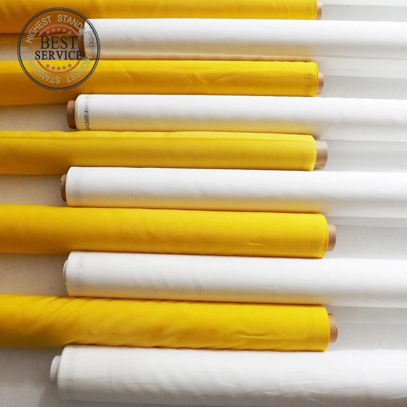 

High Quality Silk Screen Printing Mesh in Printing Mesh 100T 40um with White Yellow Color for Machine Printing