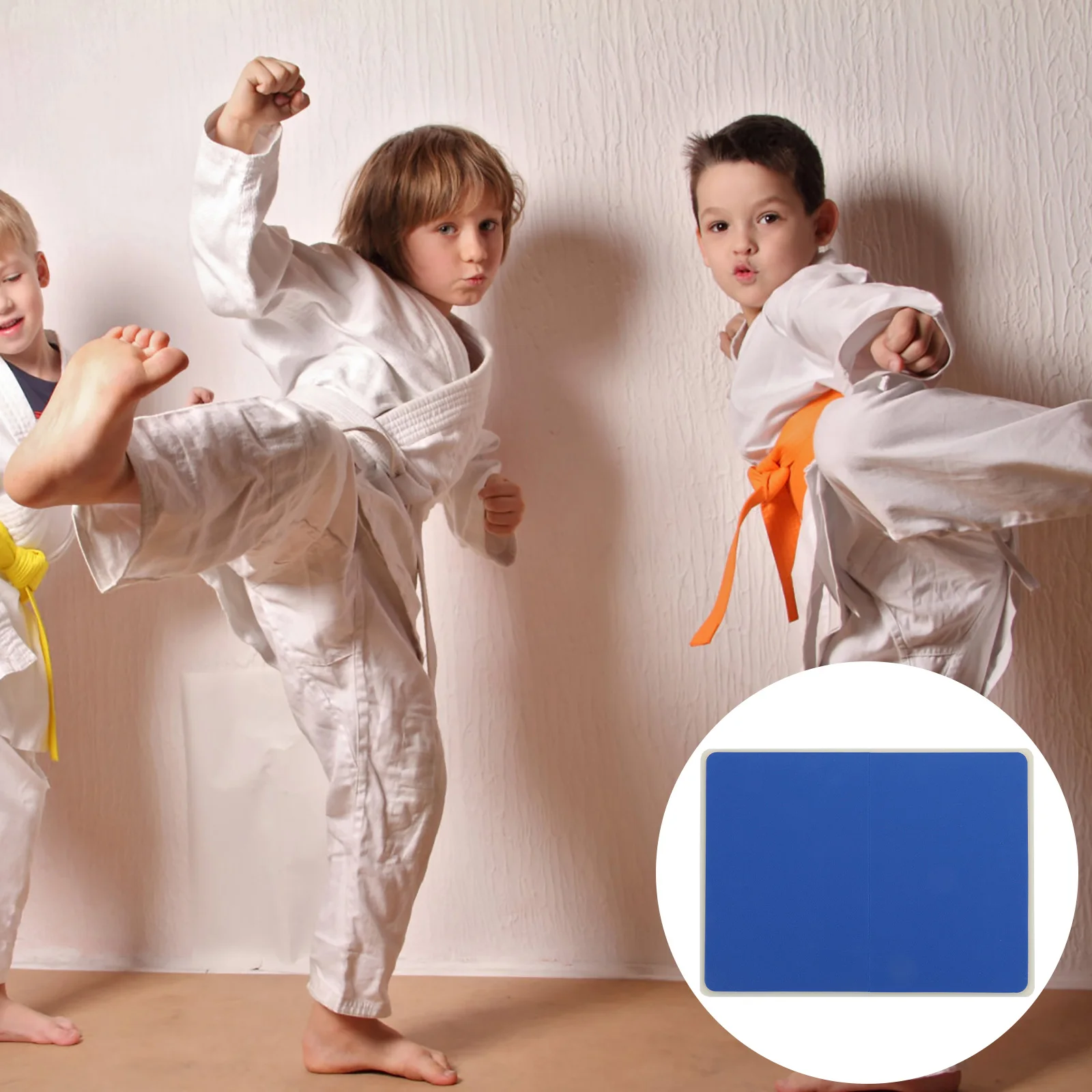 

Portable Kids Taekwondo Practice Board Durable Blue Eva Material Martial Arts Training Breaking Boards for Children