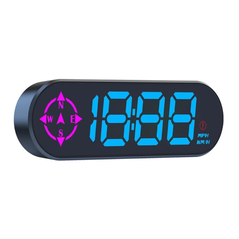Colorful Car Display Having Tracking Speed Measurement And Safety Notices