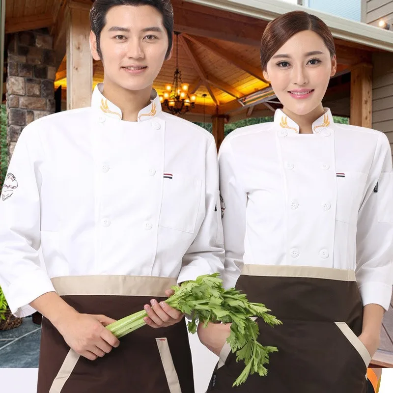 Catering Chef's Work Uniform Men's Short Sleeved Hotel Restaurant Cafeteria Baked Noodles Post Order Kitchen Chef's Uniform
