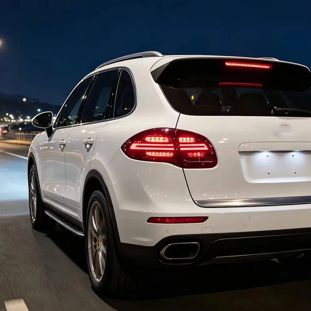 

For Porsche Cayenne 2011-2014 Auto LED Back Lamps Assembly Upgrade Highlight Flashing Plug and Play Taillight Accessories