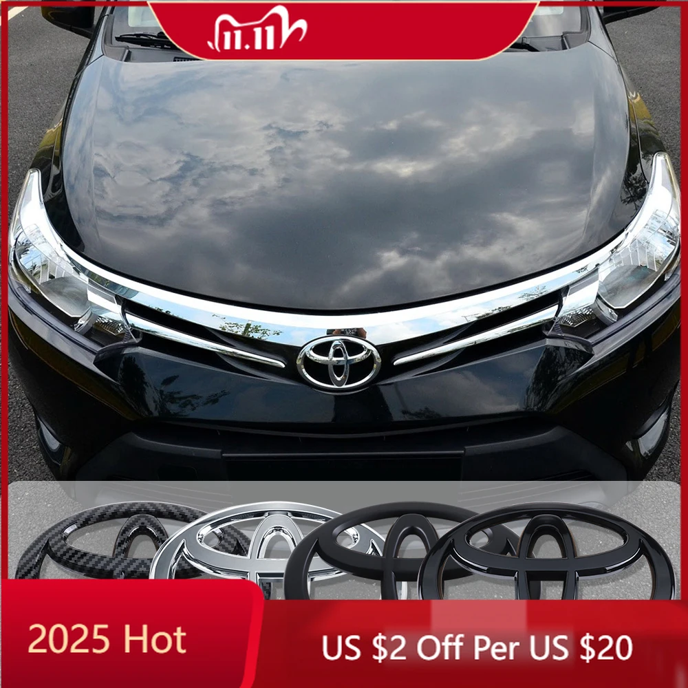 

Для Toyota 2026 новые колпаки ступиц 1 шт. 3D ABS передний значок автомобиля наклейка с надписью заменить стиль для Toyota Corolla Yaris Rav4 Corolla Chr