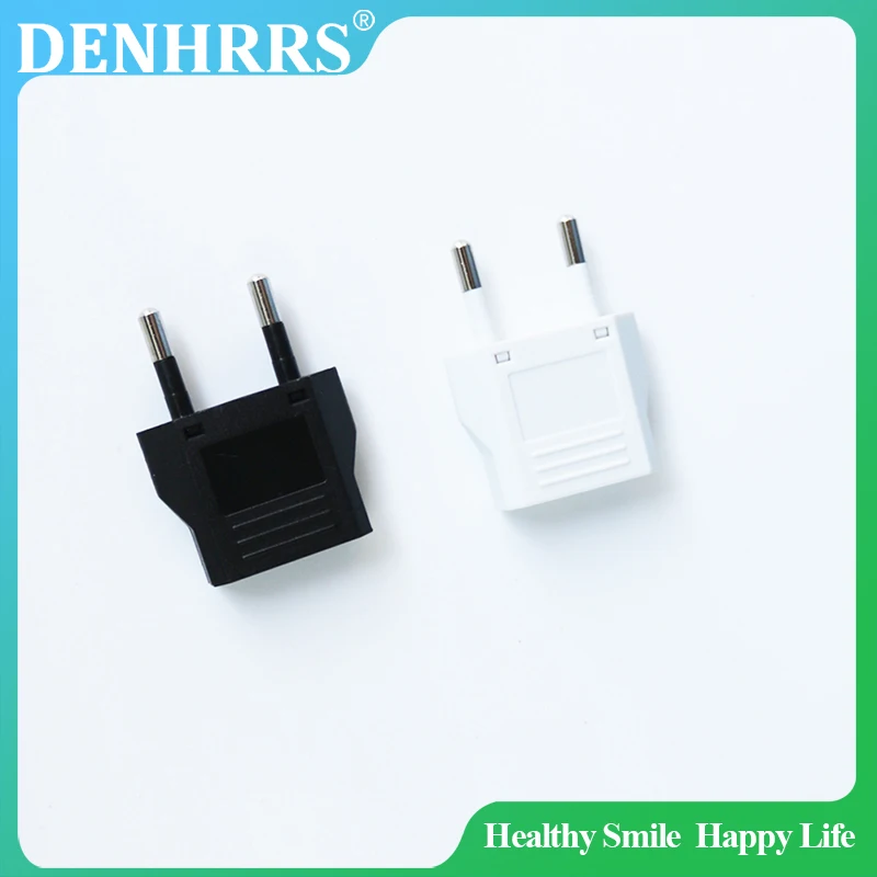 1 قطعة أداة تقويم الأسنان آلة معالجة الضوء قابس مهايئ أبيض/أسود