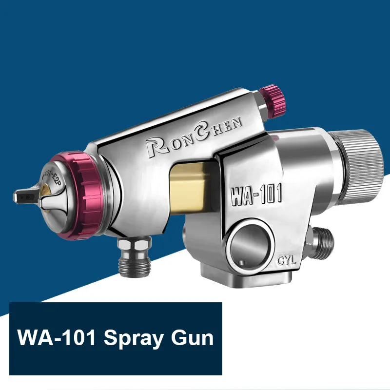 Free Shipping Automatic Air Spray Gun Production Line Waterborne Paint Reciprocating Sprayer WA-101 Pneumatic Spray Nozzle