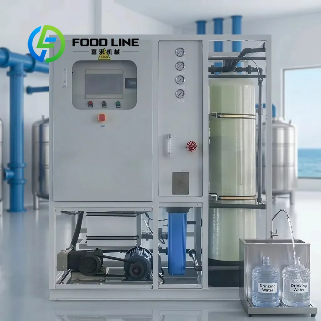 Large Scale Fully Automatic Industrial RO Water Treatment PLC Pressure Vessel Reverse Osmosis Pump Customize