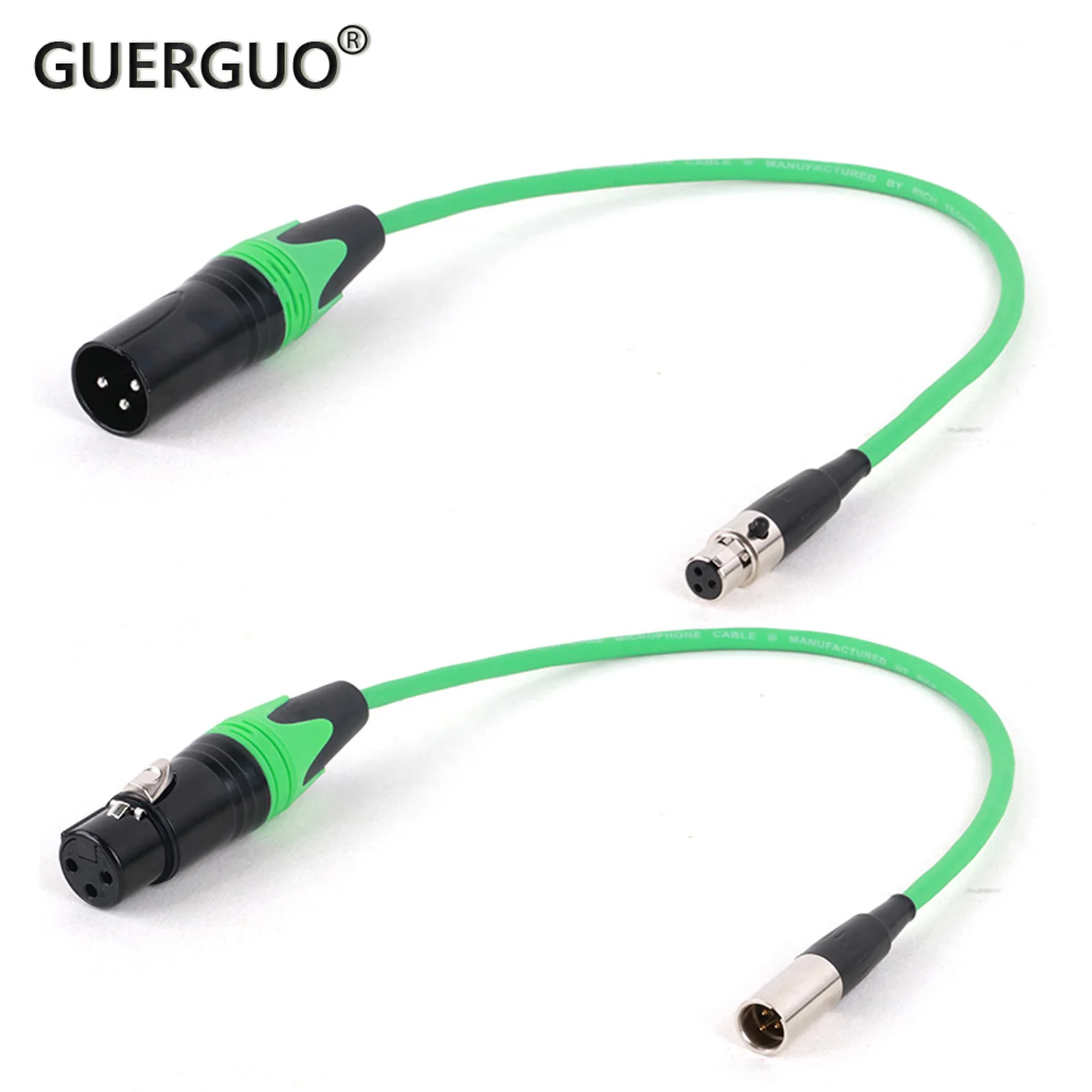 1PC 0.3M-15M XLR 3Pin Male/Female to Mini XLR 3Pin Male/Female Cable for Blackmagic Pocket Cinema 4k Camera XLR to Mini XLR Line