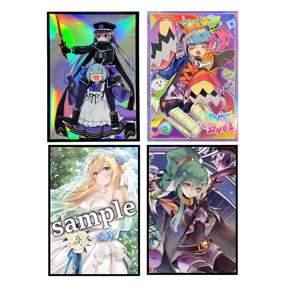 

50 PCS 63×90mm Japanese Size Art Anime Card Sleeves for YGO Top Loading Board Game Inner Card Protector for TCG Card
