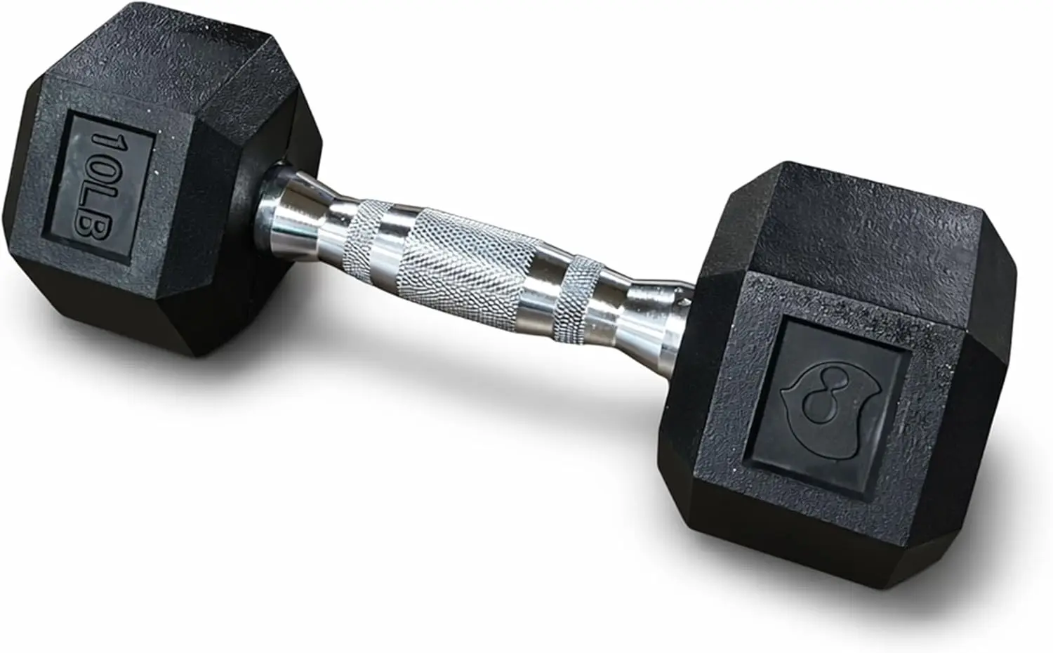 Mancuerna Hexagonal de Acero con Revestimiento de Goma, Pesa para Entrenamiento en Casa, de 5 a 40 Libras