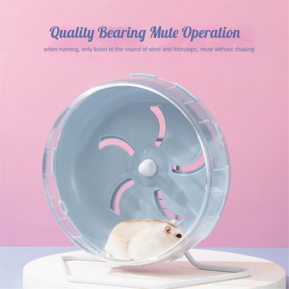 D Hamster Sport Running Wheel Rat Small Mice Silent Jogging Hamster Gerbil Exercise Play Toys Brackets Accessories