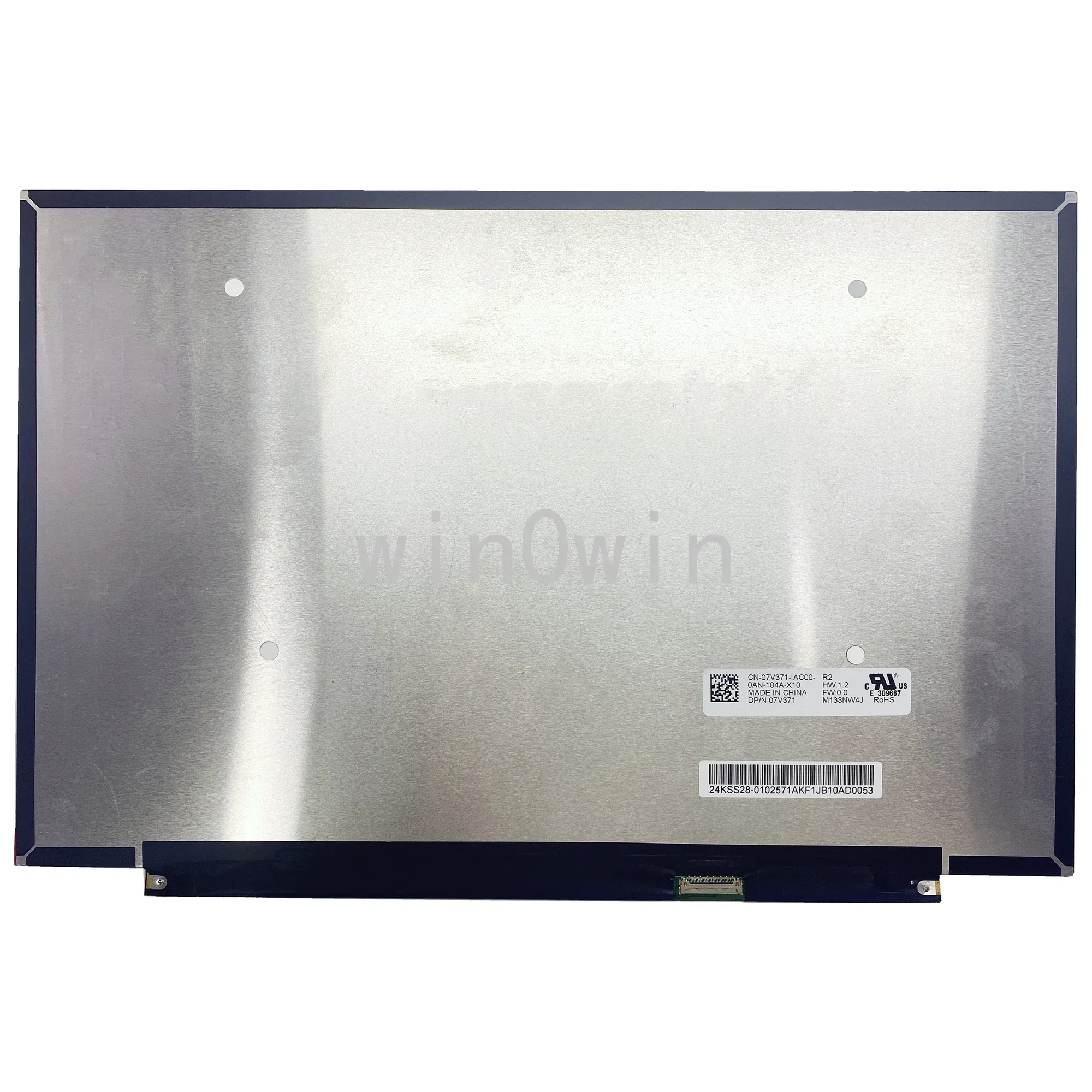 

M133NW4J R2 NV133WUM-N60 03FNDY fit B133UAN01.1 IPS 30PINS Laptop LCD Screen Display Panel Slim