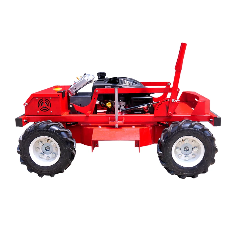 Customized Remote Control Crawler Lawn Mower Grass Trimmer Robot Lawn Mower for Sale