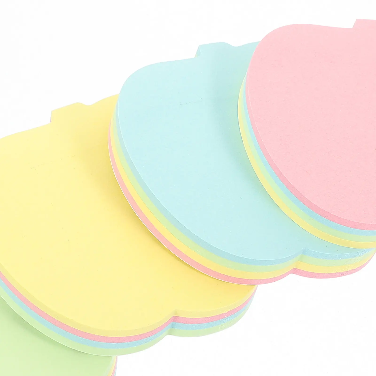 10Sets Daily Use Memo Stickers Fine Workmanship Strong Adhesion Simple Design Bright Colors for Office School Home Scrapbook