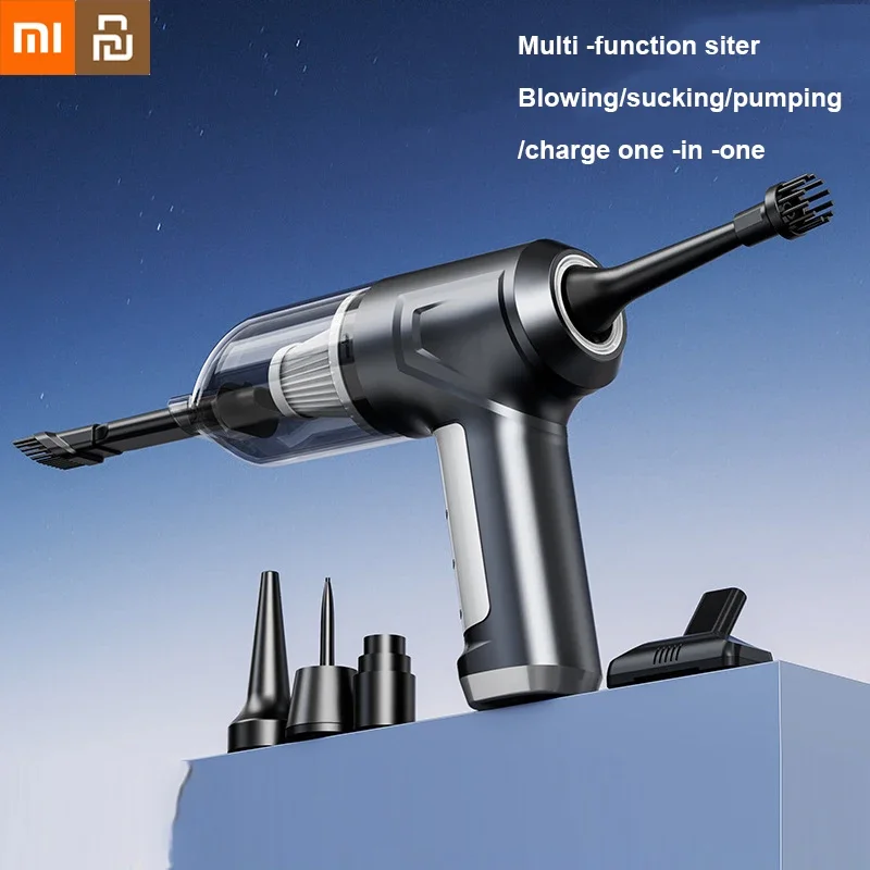 

Xiaomi Youpin Car Wireless Vacuum Cleaner Integrated Blowing And Suction High Power Brushless Vehicle Home Use Blown Dust New