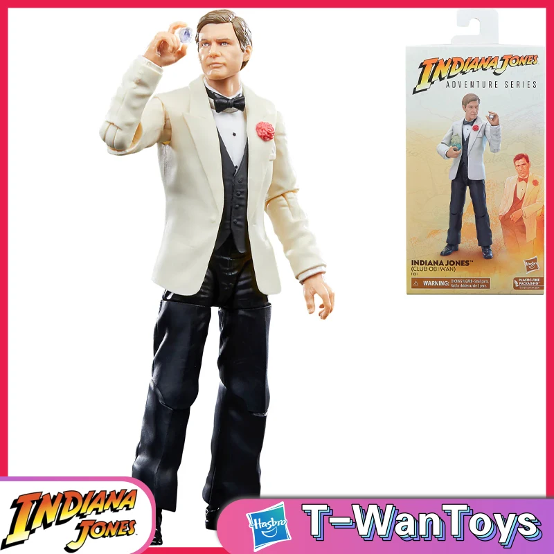 

Hasbro Indiana Jones and The Temple of Doom Adventure Series Indiana Jones (Club Obi Wan), 6-Inch(15Cm)-Scale Action Figure