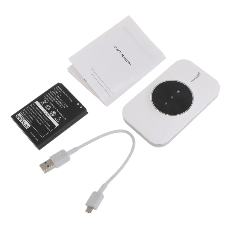 Mobile Router Portable Hotspots 3600mah Battery 4G LTE Router Mobile Mifi 300Mbit/s Wifi Box for w/ Sim Card Slot for Tr