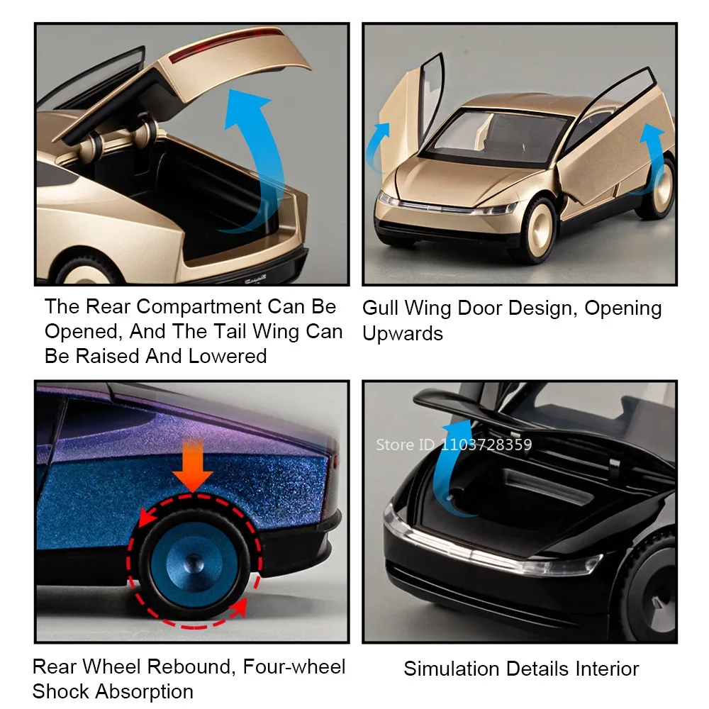 1:32 ロボタクシー カローラ ミニカー おもちゃ 合金ダイキャスト サウンドライト ラバータイヤ プルバック ドア開閉 車のおもちゃ 子供向けギフト