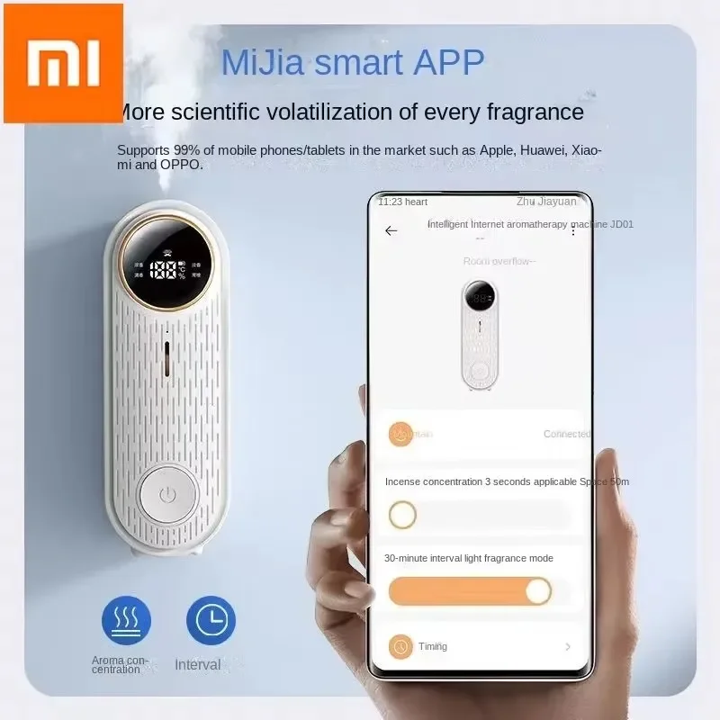 Xiaomi Mijia Intelligent App Aromatherapy Machine Humidifier Bedroom Fresh Air Toilet Deodorization Fragrance and Fragrance Room