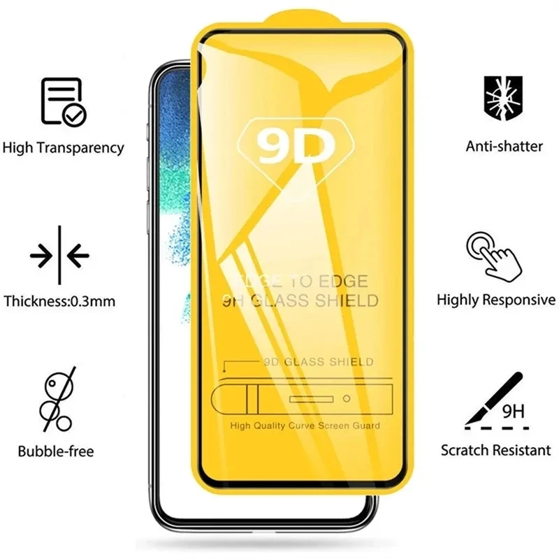 3Pcs Screen Protector For Xiaomi Mi 12 11 10 9 8 10T Lite 5G NE 12T 11T 10T 9T Pro for Redmi A1 K20 K30 K40 K50 K60 Glass