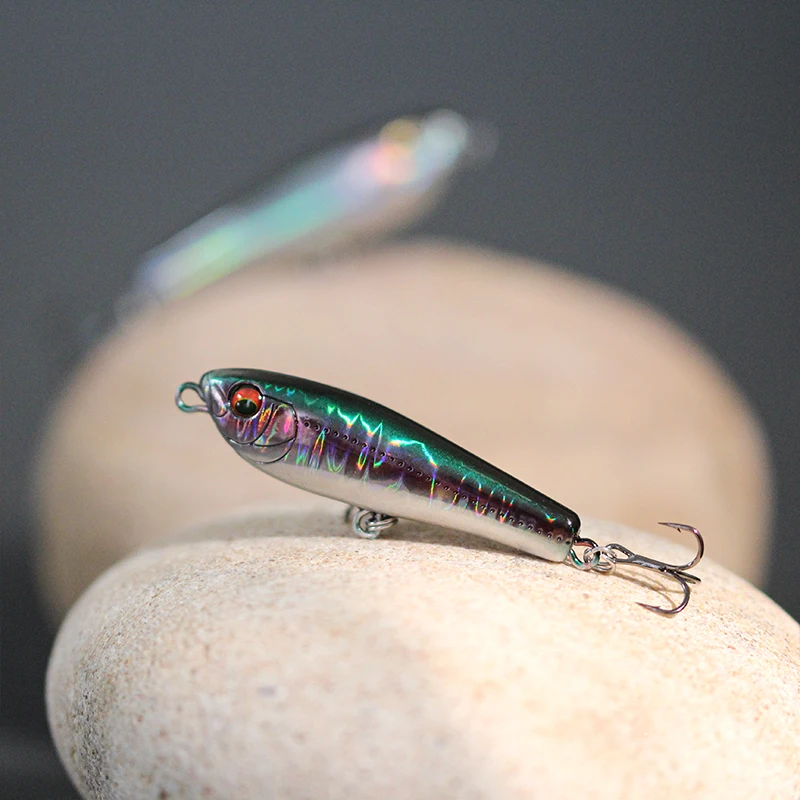 1Pcs Schwimm Mini Bleistift 45mm 2g Topwater Angeln Locken Wobbler Künstliche Kunststoff Harten Köder Für Barsch Hecht forelle Bass Tackle – Detail 28