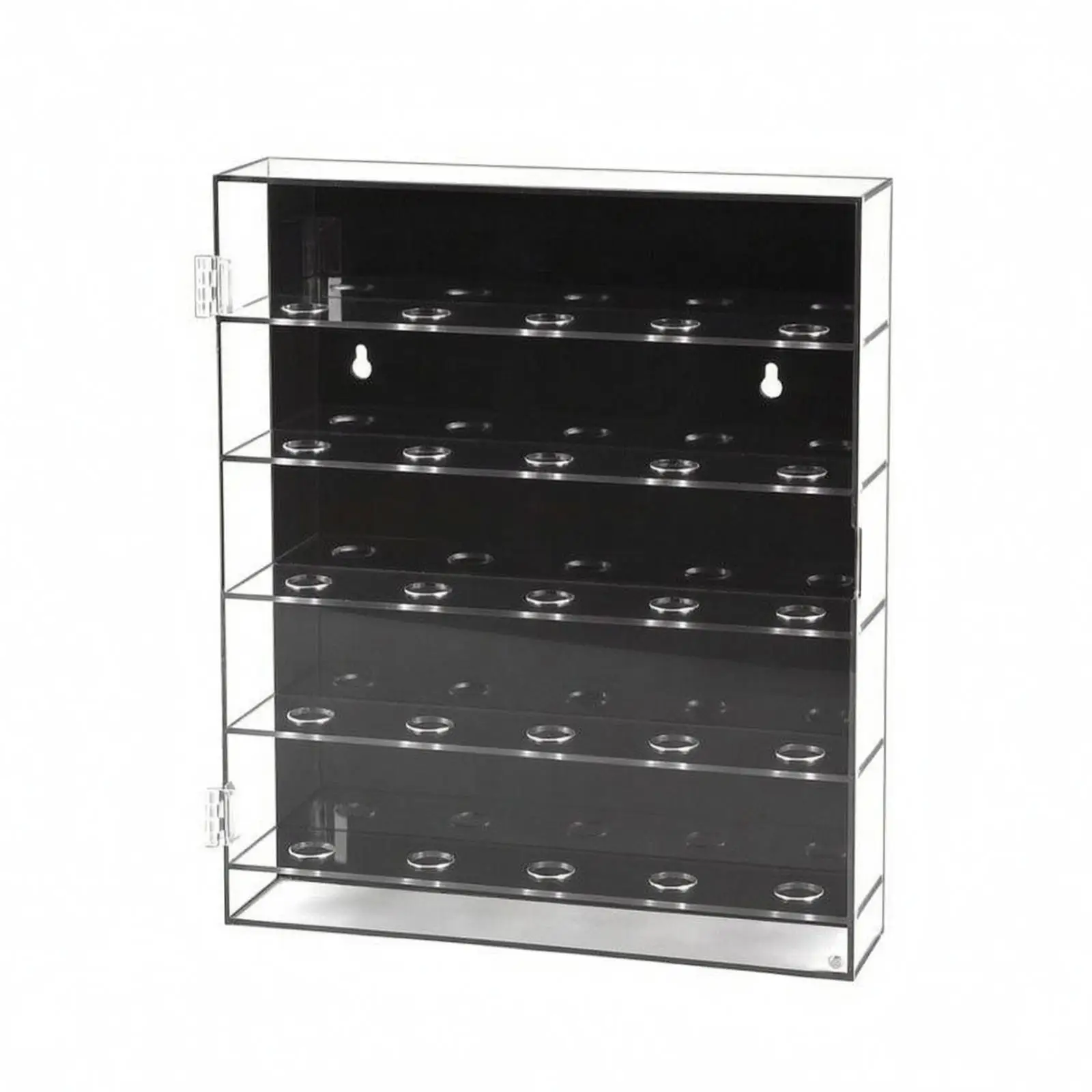 Acrylic Golf Ball Display Case Wall Mount 25 Ball Holder Dustproof Showcase for Collectors Memorabilia Storage Box