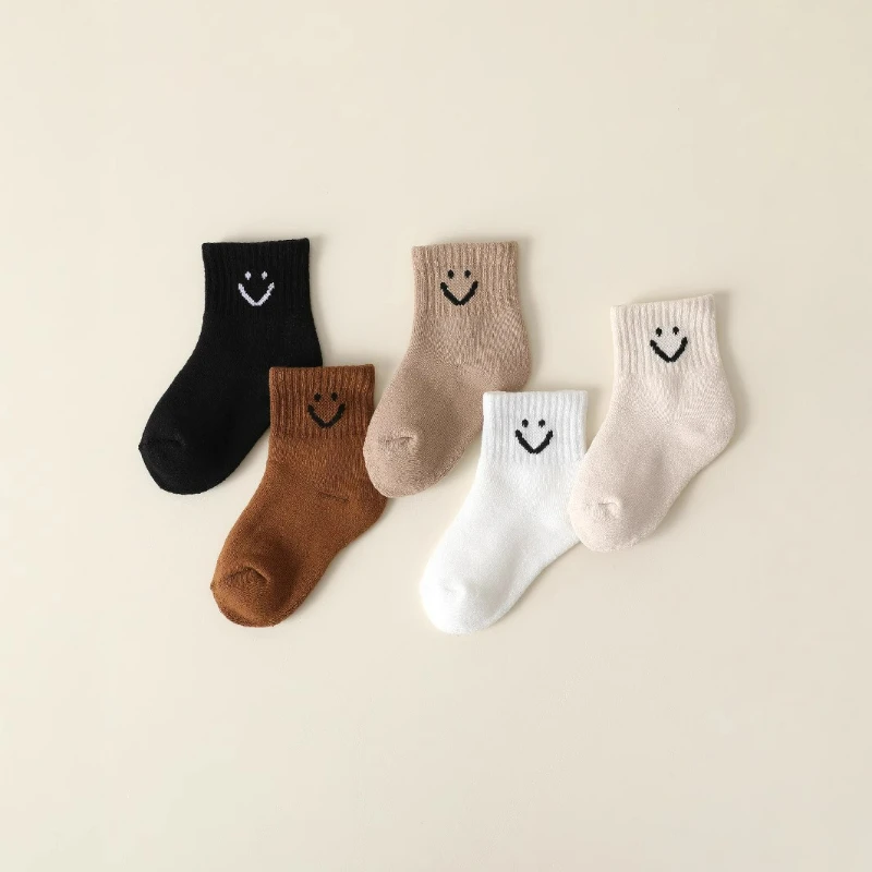 

Solid Color Short Cute Baby Socks, Winter A-Class New Style, Fleece-Lined, Thickened and Warm, Suitable for Both Boys and Girls