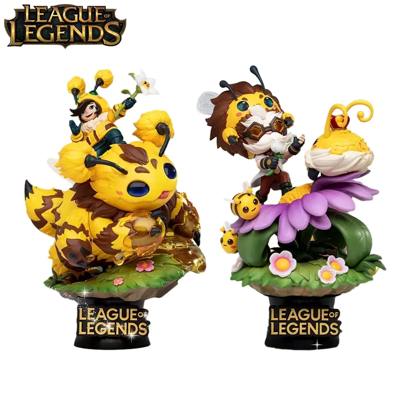 Stock Genuine Original League of Legends Little Bee The Boy and His Yeti Nunu&Willump & The Revered Inventor Heimerdinger Figure