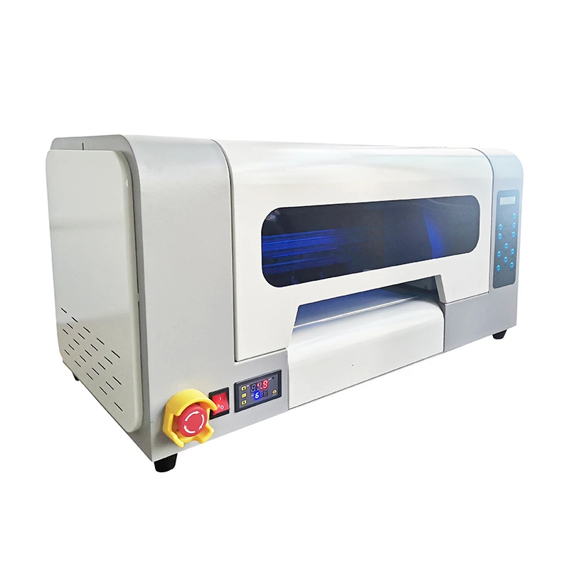 White Ink Double Head Intelligent Automatic Clothing Hot Stamping Printing DTF Printer