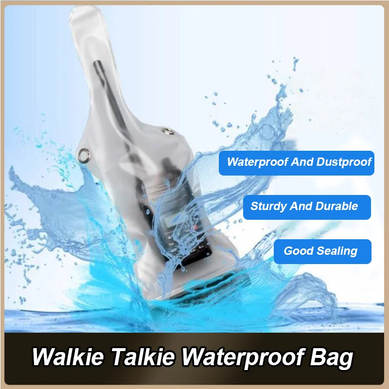 

Универсальный Водонепроницаемый Чехол IP67 для рации с выдвижным ремешком